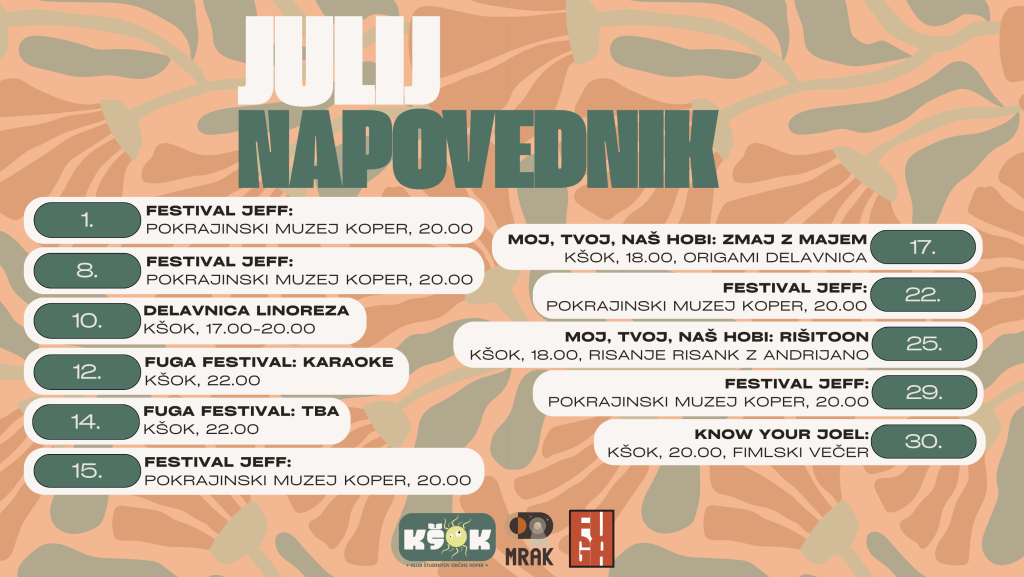 JULIJSKI NAPOVEDNIK